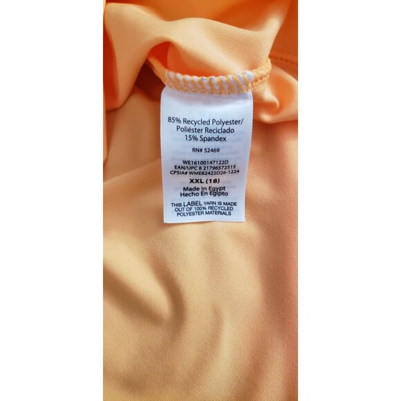 NWT Boys Graphic Print Orange Rash Guard UPF 50+ Quick Dry Size XXL 18 - Picture 6 of 6